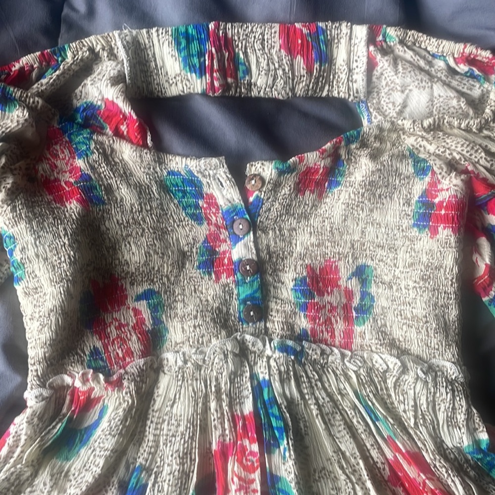 Free people floral mini dress - Picture 2 of 7